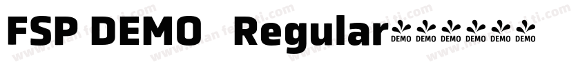 FSP DEMO   Regular字体转换